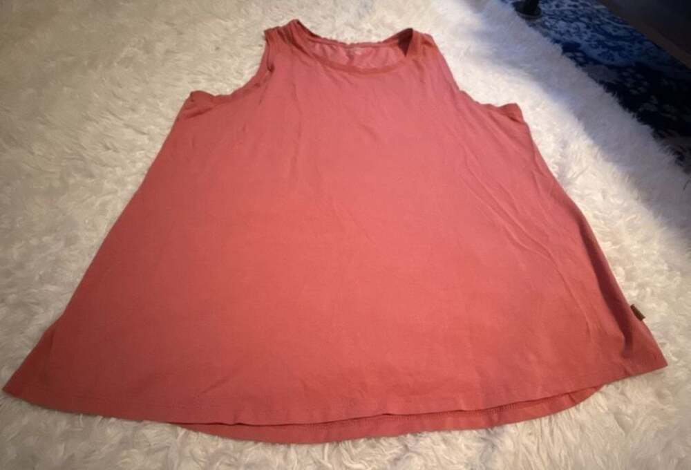 L.L.Bean Women's Sleeveless Swing Tank Top Coral Pink